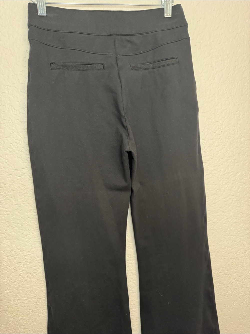 SPANX Supersmooth PerfectFit Ponte Flare Pants Medium Black Pleated - Picture 6 of 8
